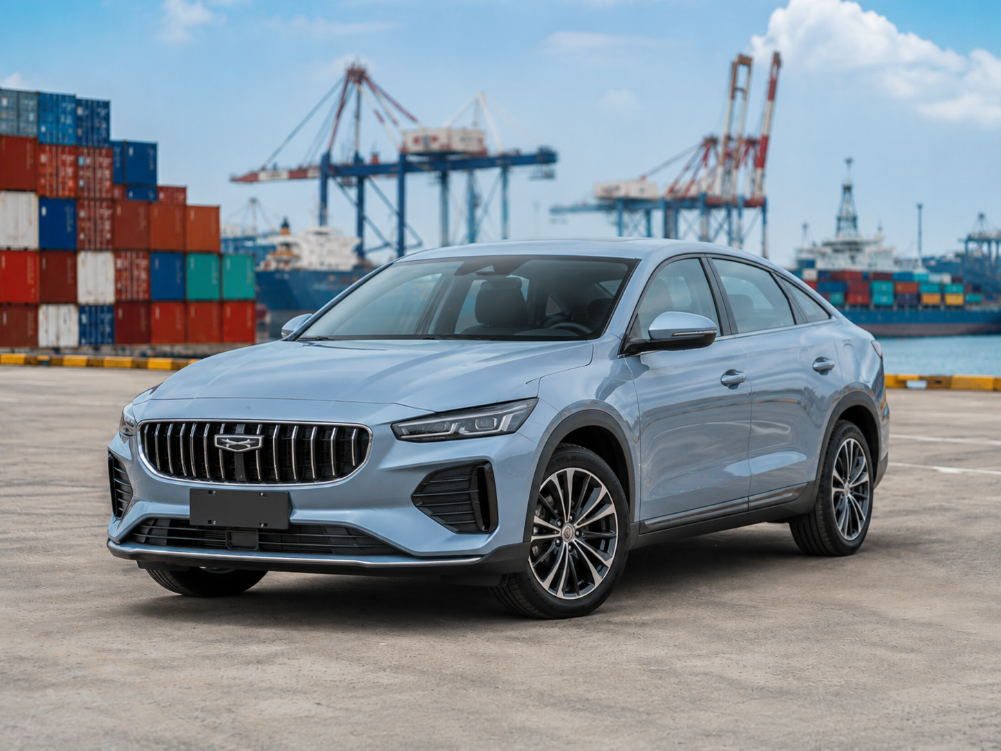 Geely sedan or SUV for African used vehicle dealers by N2K